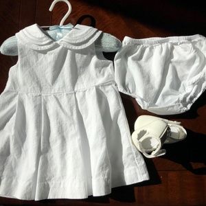 Jacadi party dress and shoes only worn once!